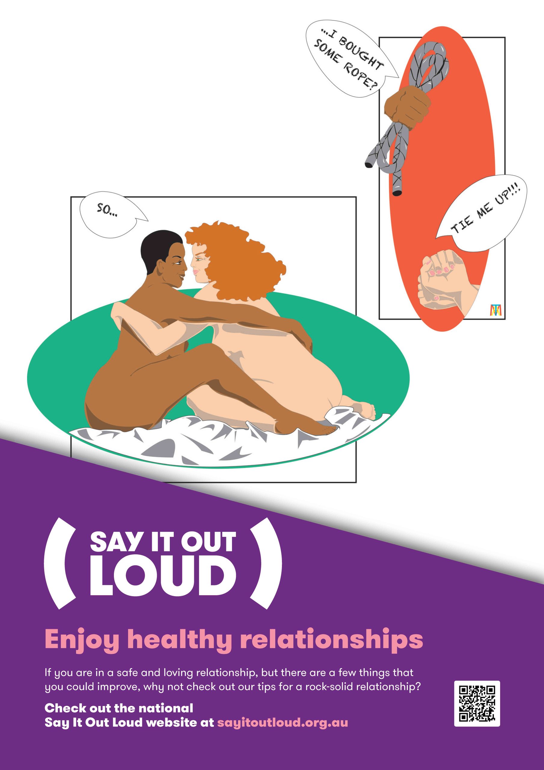 A3 Poster - Enjoy Healthy Relationships (Design A)