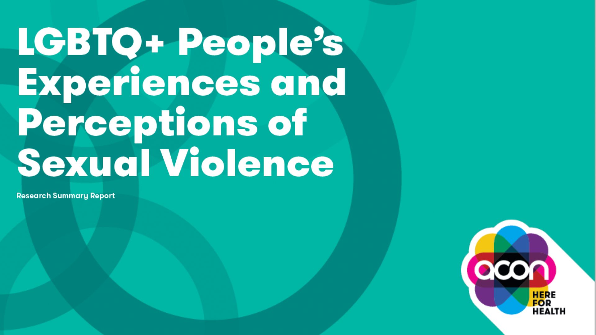 Lgbtq People S Experiences And Perceptions Of Sexual Violence Report Say It Out Loud